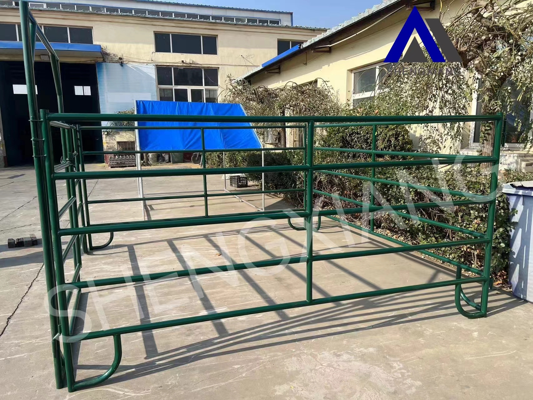 Galvanized 6ft 12ft heavy duty used metal horse fence panels/Round pen panels Livestock Cattle Panels/Horse Corral panels