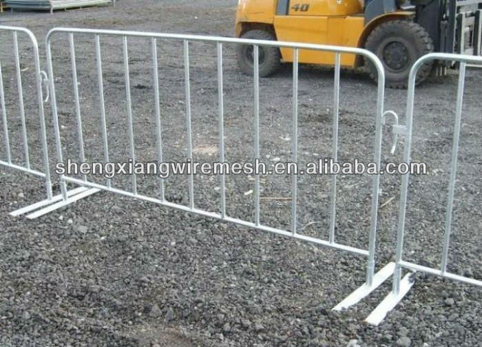 Temporary road concert crowded control barrier barricade fence