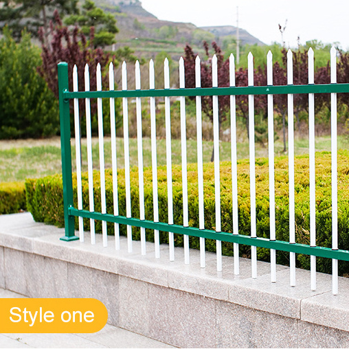 OEM Galvanized Steel Fencing Security Spear Picket Fence for Sale