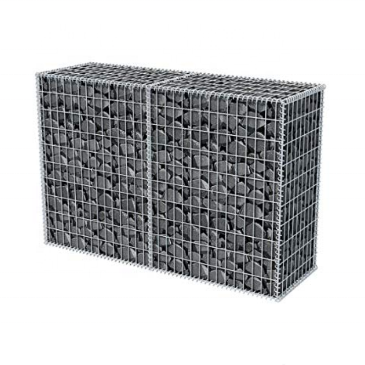 China wholesale Welded gabion / garden gabion landscape / stone cage retaining wall