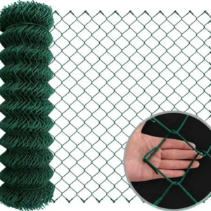 8ft 6ft tall galvanized diamond fence cyclone wire mesh 8 foot 6 foot chainlink fence pvc black coated chain link fence roll