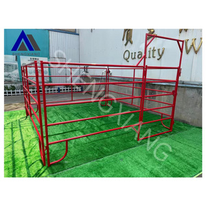 Heavy Duty Powder Coated Steel 12ft 6 Bar Horse Cattle Livestock Corral Panels