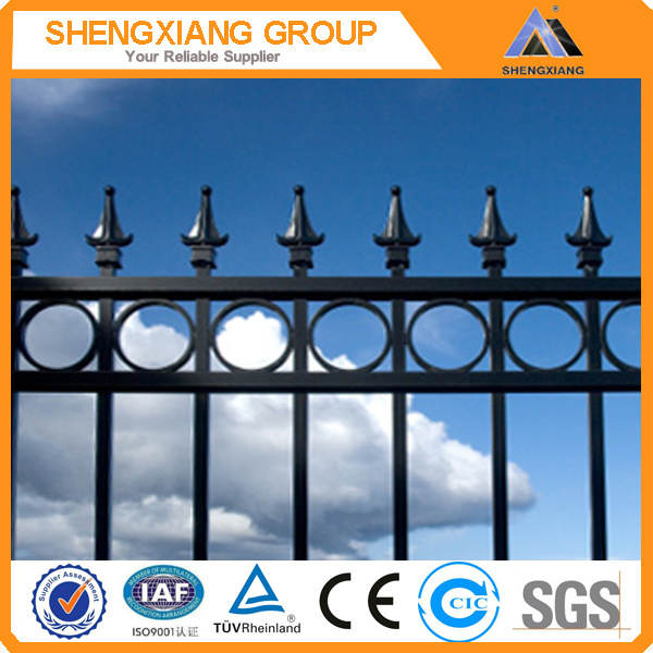 Factory High Quality Steel Metal Picket Fence Panels