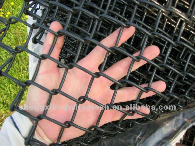 Competitive-priced Diamond Wire Mesh Fence Galvanized Or PVC-coated fence metal  Chain Link Fence