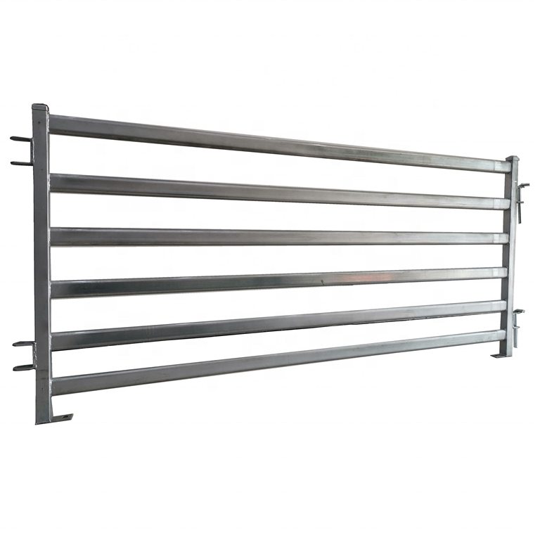 Durable galvanized steel farm fence panel/cattle livestock fence panels and gates