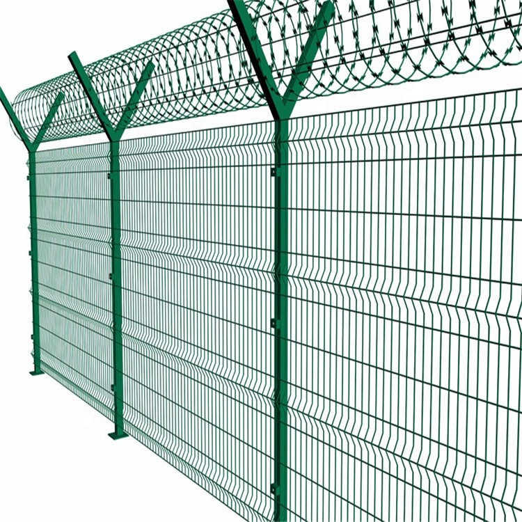 Galvanized Clear View Anti Theft High Security Welded Wire Mesh 358 security Fence