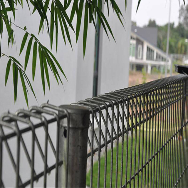 Building Material Wrought Iron Railing Design Galvanized Steel BRC Fence For Garden Balcony Panel Metal Fence With Cheap Prices