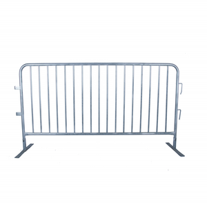 Factory Price Fast Delivery Galvanized Steel Barricade Interlocking Crowd Control Barriers