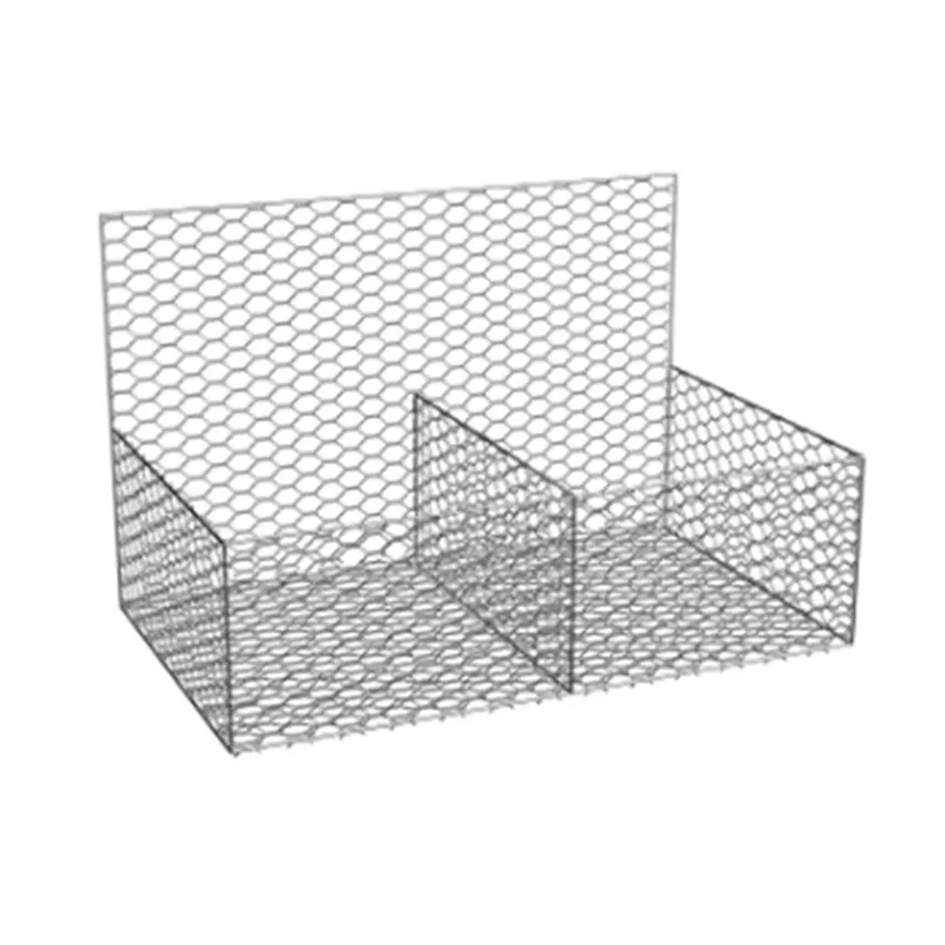 OEM Factory Hot Sale Galvanized and PVC Gabion Basket Gabion Box with CE