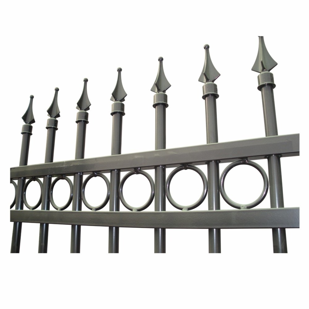 Factory High Quality Steel Metal Picket Fence Panels