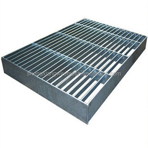 steel grating Metal Building Material Serrated Galvanized Steel Grating Outdoor Metal Drain Cover Grating