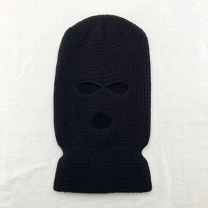 acrylic knitted face mask hat/robber hat/beanie wind defense head beanie ski cap long cap