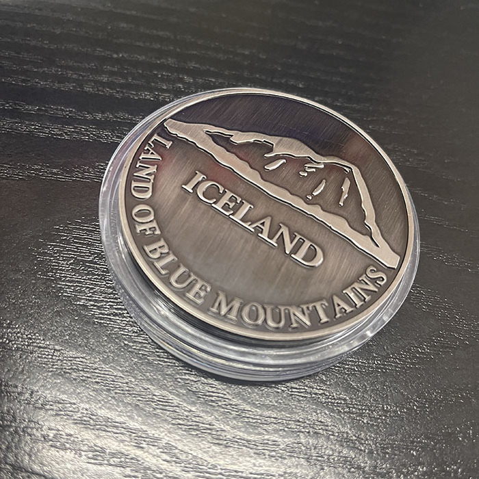 custom coins Souvenir Double Sided Metal for iceland Commemorative Coins Ireland Travel coins