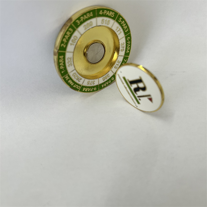 High Quality Free Sample Golf Magnet Gifts Set Challenge Golf Marker Souvenirs Casino Yardage Coin Poker Accessories Poker Chips