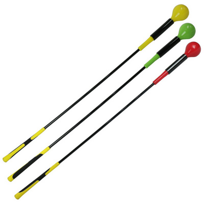 Logo Custom Trainer Aid-Power Flex Golf Swing Training Aid for Strength and Tempo Golf Warm Up Stick 2 Grips