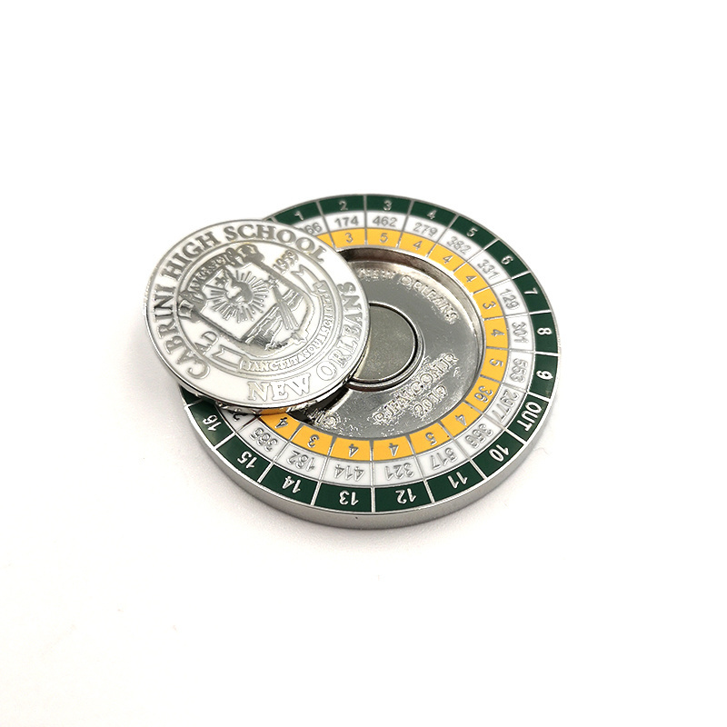 custom metal magnetic ball marker custom poker chips casino chips