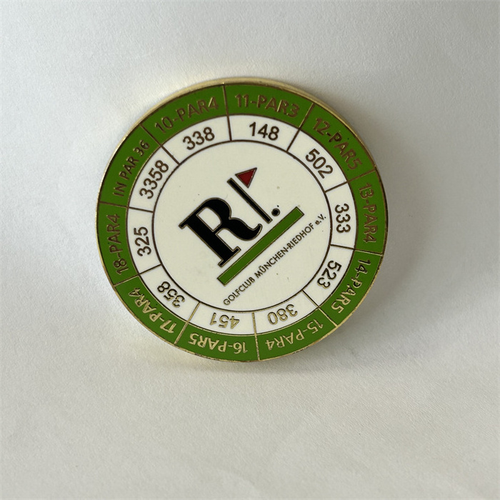 High Quality Free Sample Golf Magnet Gifts Set Challenge Golf Marker Souvenirs Casino Yardage Coin Poker Accessories Poker Chips