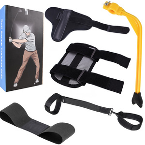 Golf arm leg posture corrector curved arm alerter wrist corrector swing trainer five piece combo