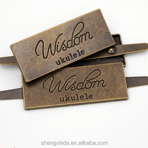 Custom Metal Label, Name Plate with Antique Bag tag and Purse Hardware