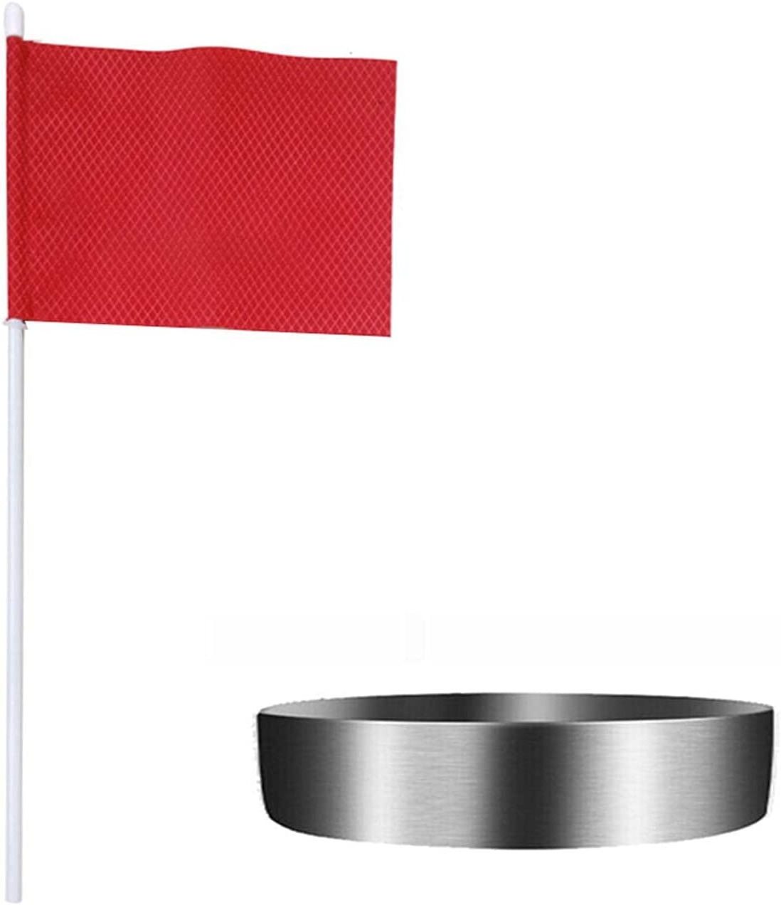 Wholesale Stainless Steel Mini Golf Flag Cups Custom Logo Golf Putting Cups And Flags Set