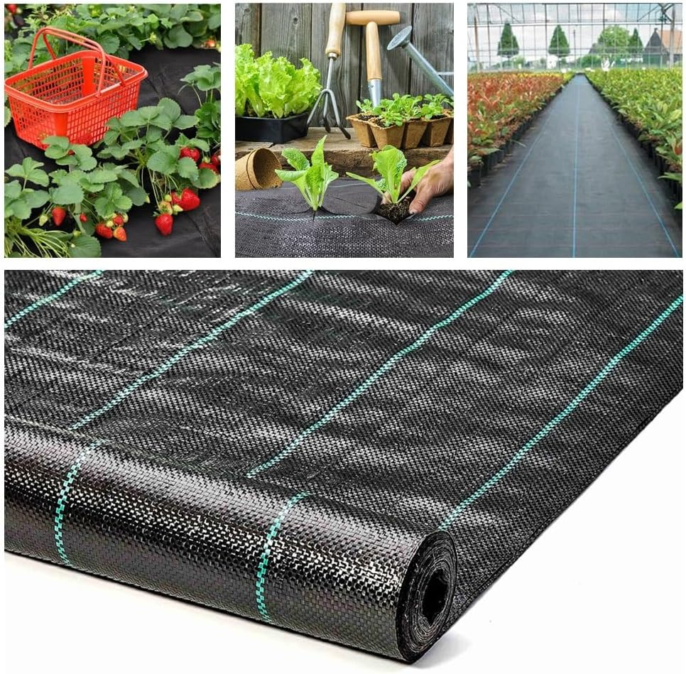 Good Quality Crazy Price garden ground cover fabric/weed barrier mat/plastic pp anti weed agro weed control mat