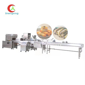 Maker 220V Making Leaf Rolling Momo Samosa Filipino Spring Roll Machine