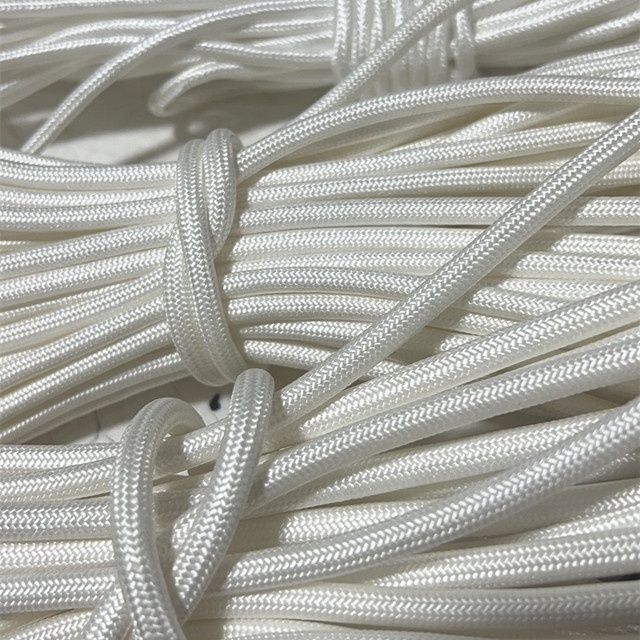 High strength wear resistant cutting UHMWPE braided rope, outdoor safety climbing rope