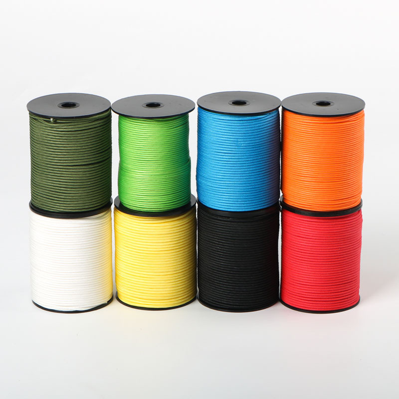 1.5mm 1.8mm 2mm 3mmHollow UHMWPE Braided Cord Spliceable for Tent Guyline Tarp Hammock Camping Backpacking