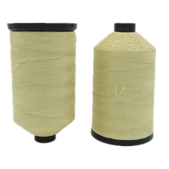 High temperature resistance fire retardant light weight high strength para-aramid yarn aramid sewing thread