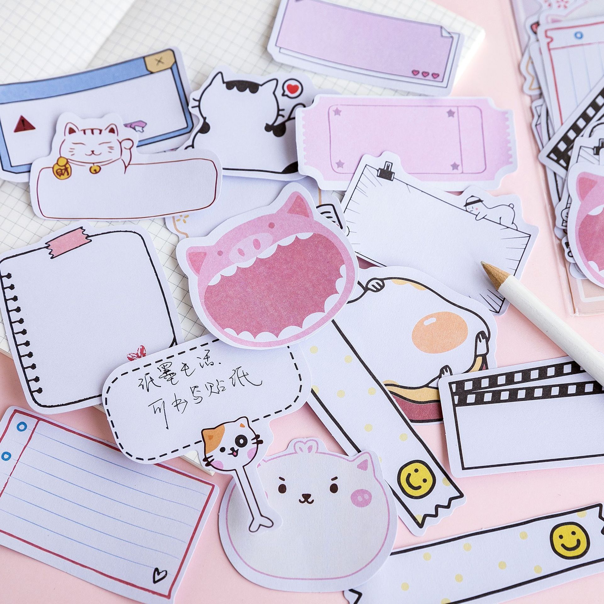 Cute Molang Rabbit Label Stickers Set Scrapbooking DIY Diary Album Stick Label