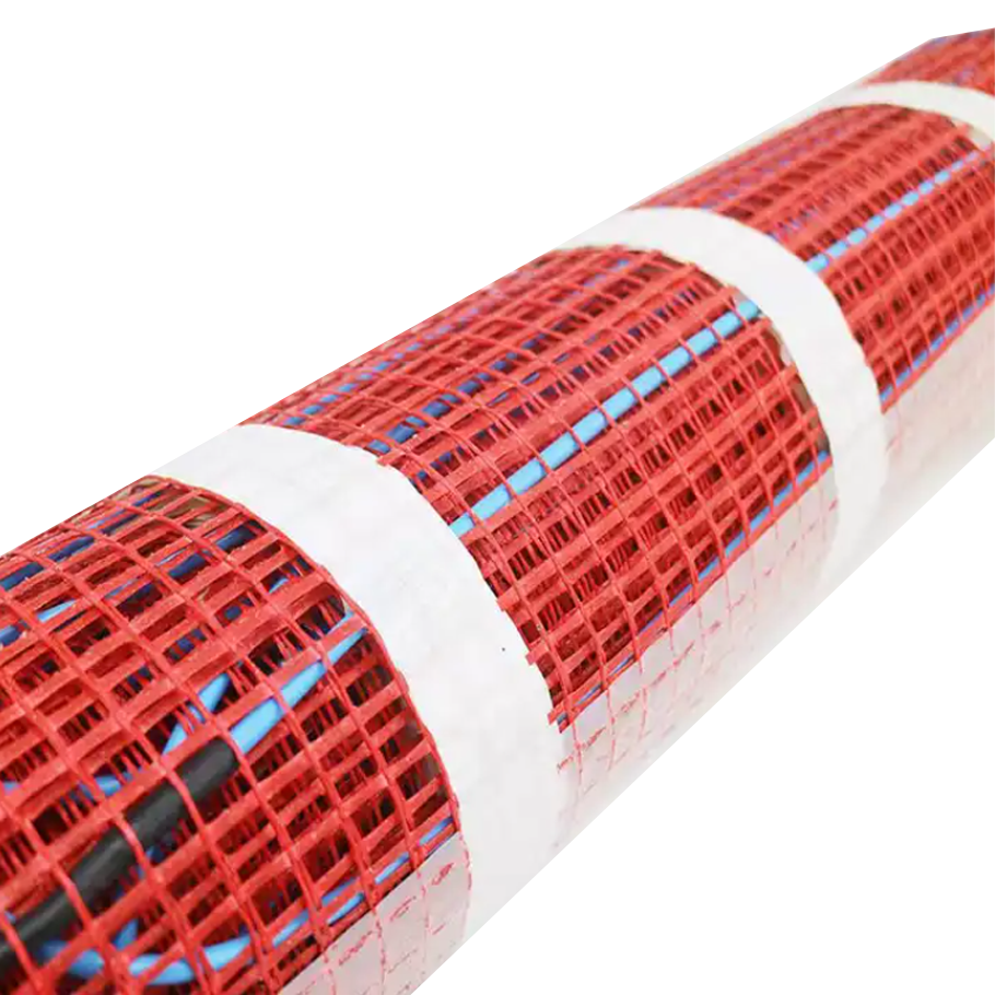 Comfortable Electric Underfloor Heating Mats Graphene Thermostat Floor Heating Cable With Twin Conductor Cables