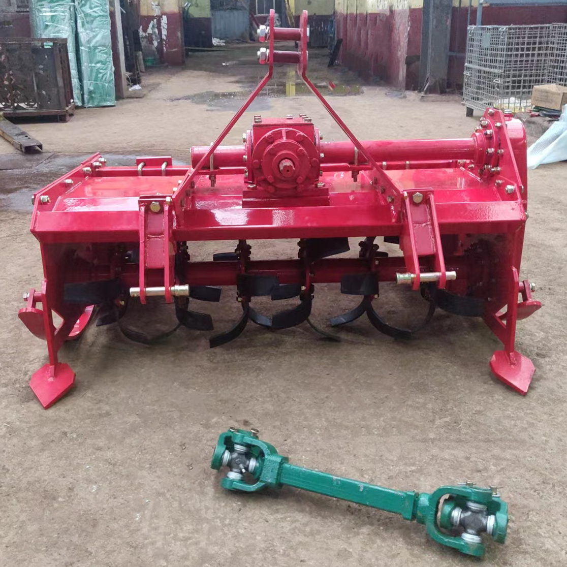 Combined tractor rotary tiller ridger farm bed maker ridging machine