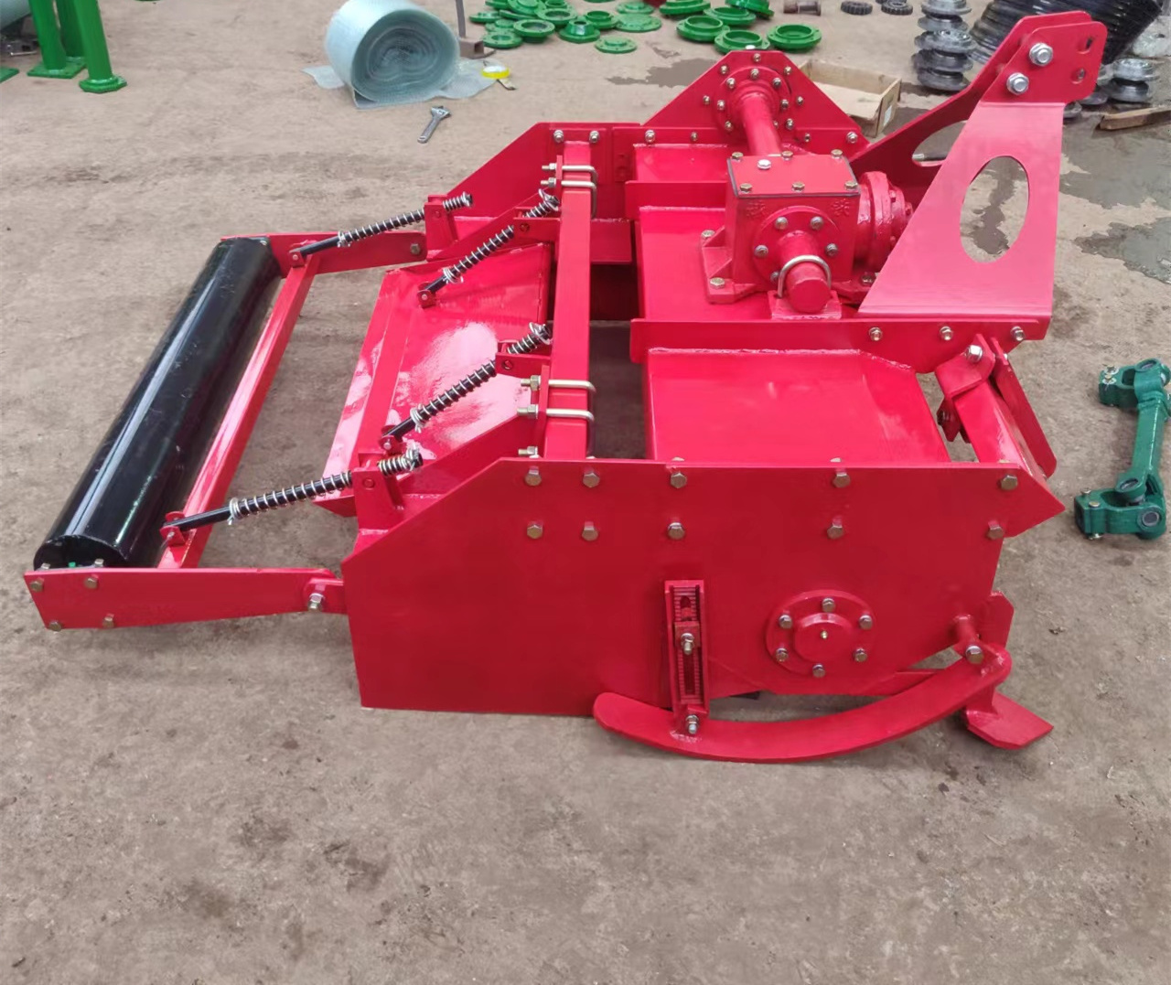 Combined tractor rotary tiller ridger farm bed maker ridging machine