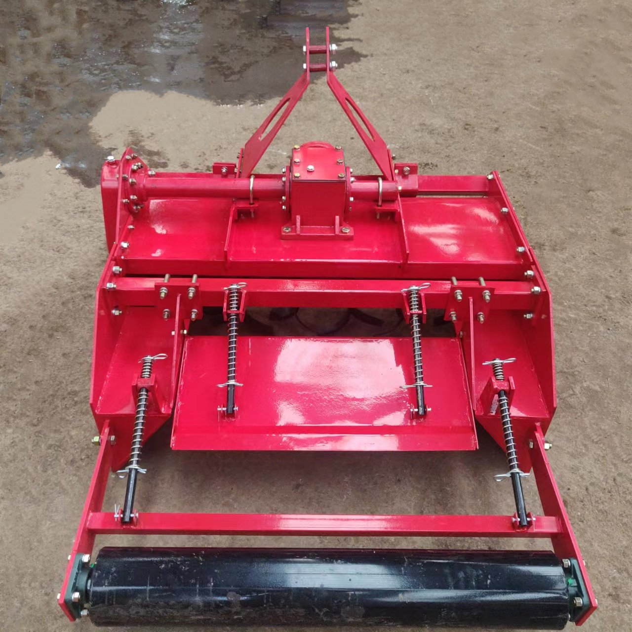 Combined tractor rotary tiller ridger farm bed maker ridging machine