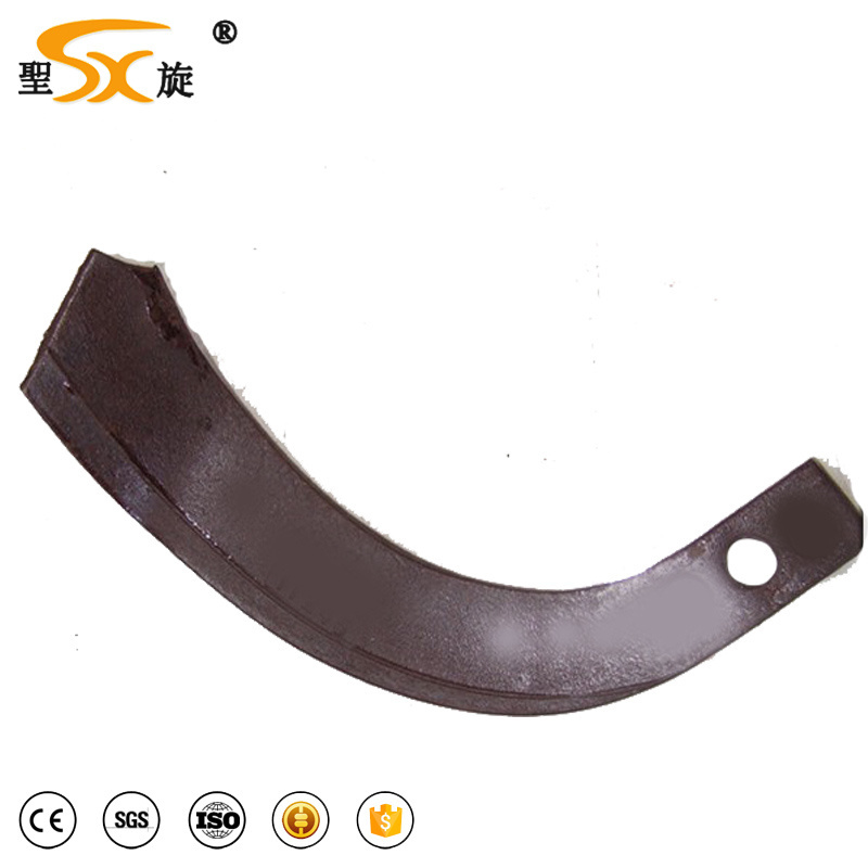 IT245 One hole long blade 65Mn material rotary tiller cultivator blade