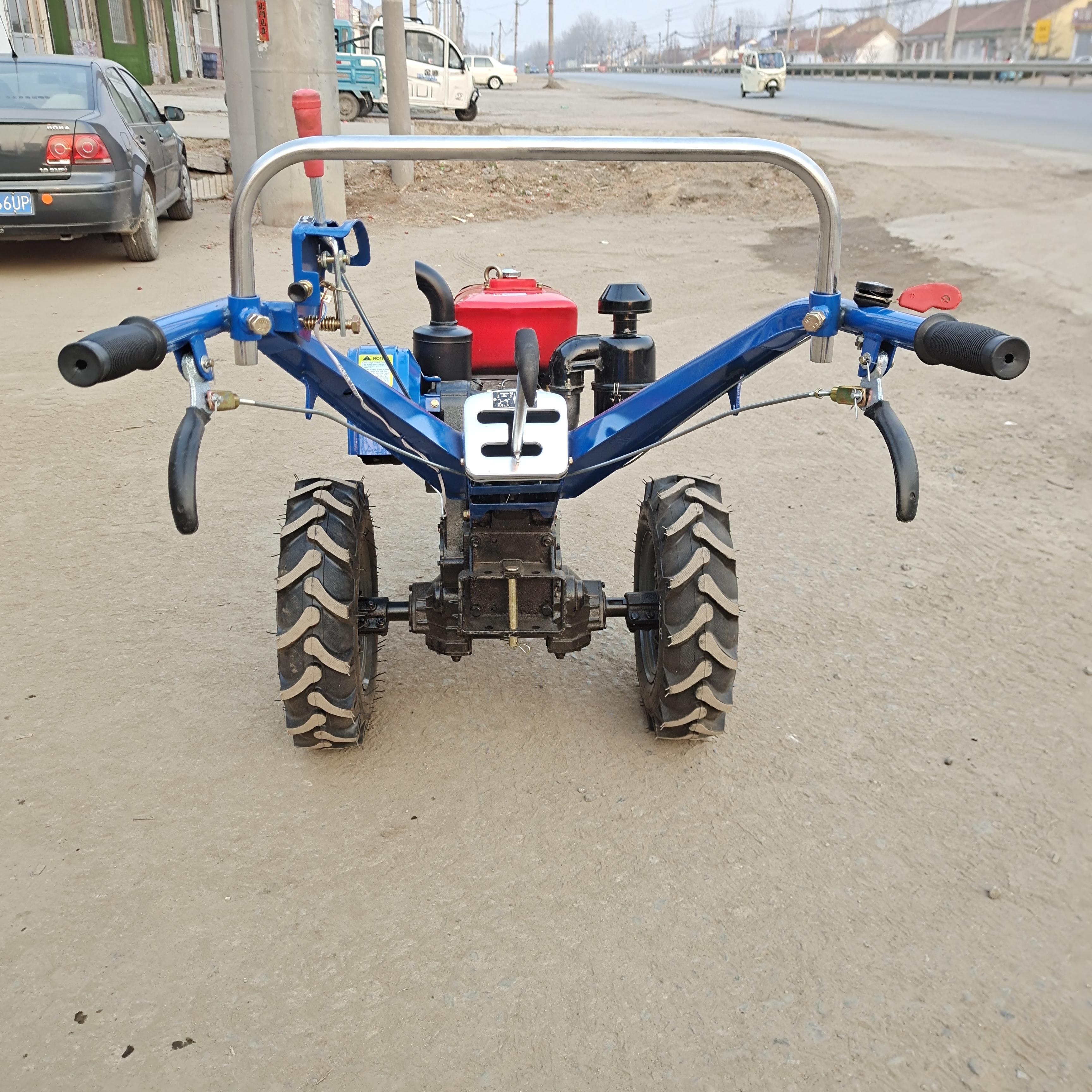 15hp walking tractor two wheel farm garden cultivators mini hand tractors small tiller walking tractor with diesel engine