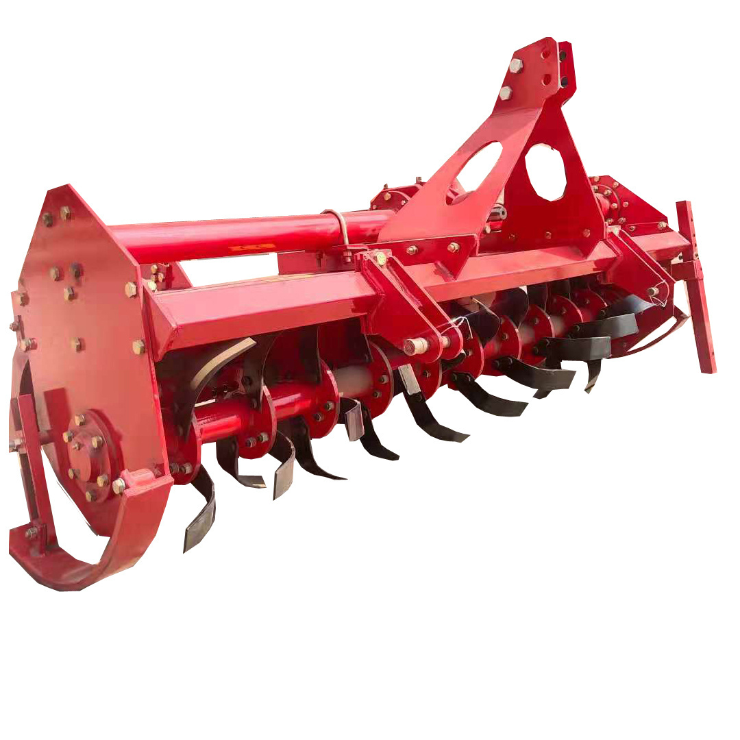 Side transmission tractor rotary tiller cultivator machine