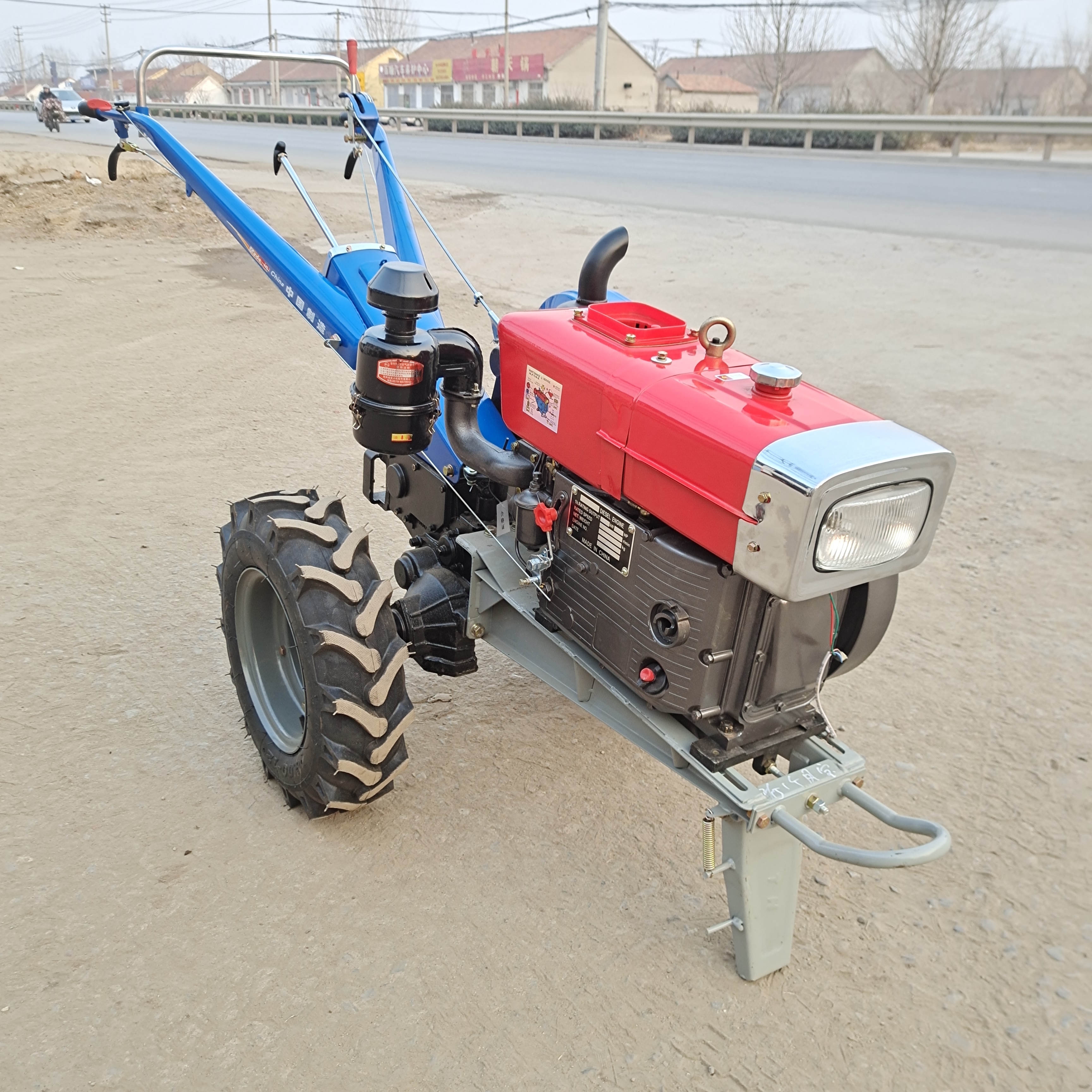 15hp walking tractor two wheel farm garden cultivators mini hand tractors small tiller walking tractor with diesel engine