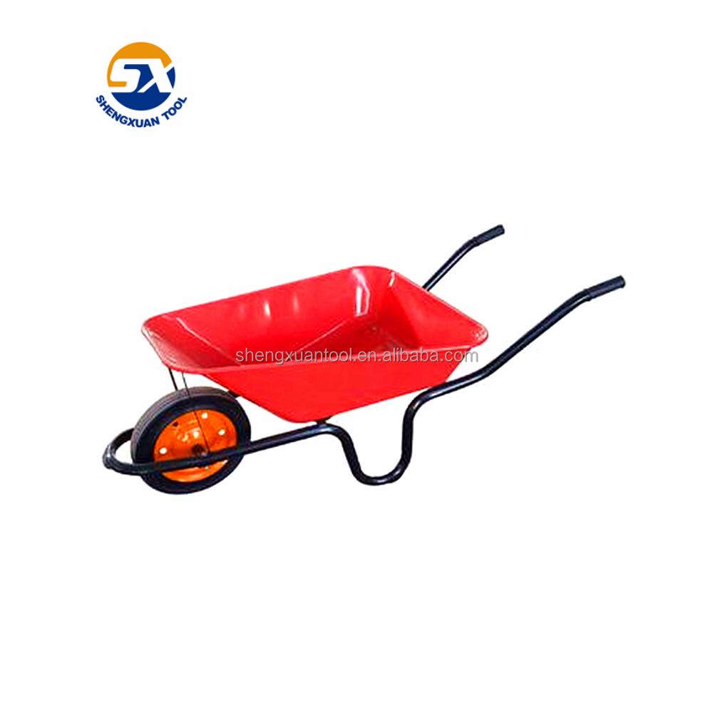 Africa top quality solid wheel steel wheelbarrow Wb3800