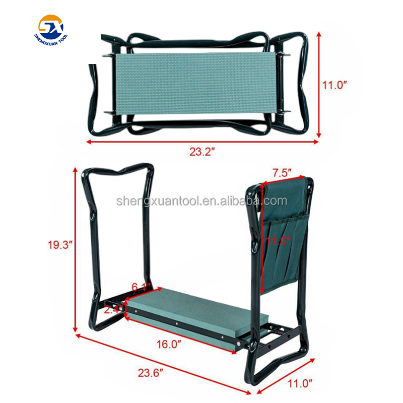 No wheels model garden tool cart with seat with sit everywhere in garden