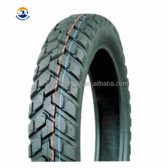 Strong quality Tubeless motorcycle tyre 4.10-18