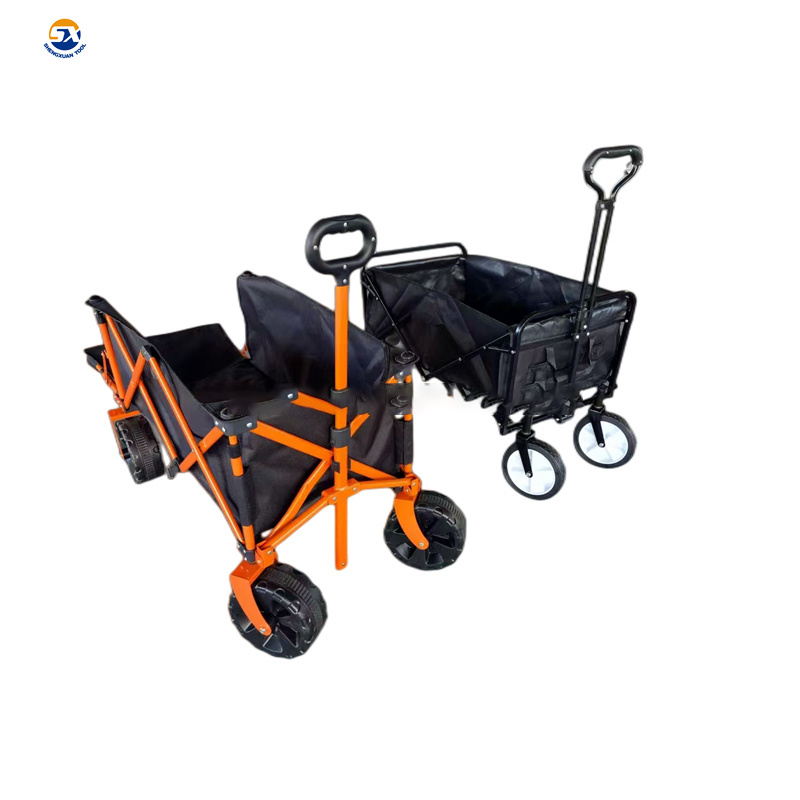 High Quality Adjustable Handle Camping Cart for Outdoor Garden