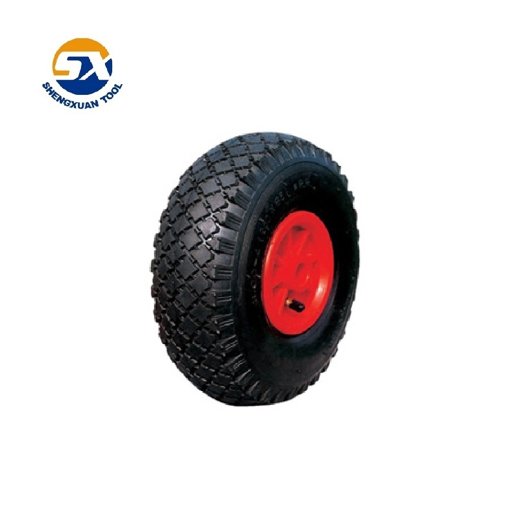 10x3.50-4 rubber pneumatic beach cart wheel