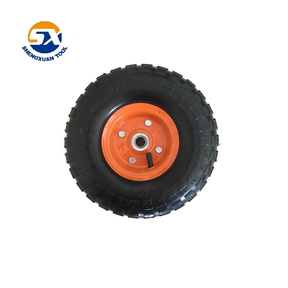 10x3.50-4 rubber pneumatic beach cart wheel