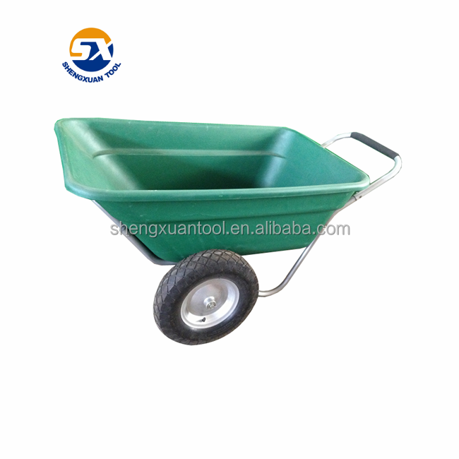 Heavy duty big size tray capacity dump wheelbarrow