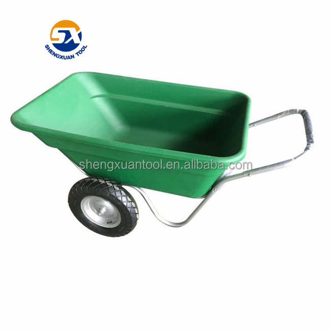 Heavy duty big size tray capacity dump wheelbarrow