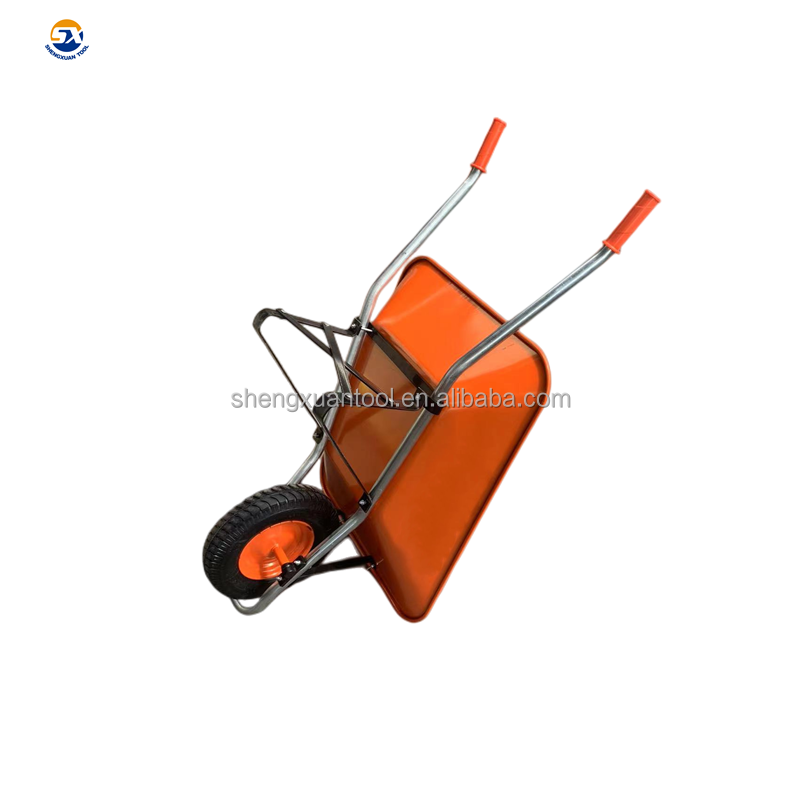 Heavy strong model big size sand wheelbarrow for south america market