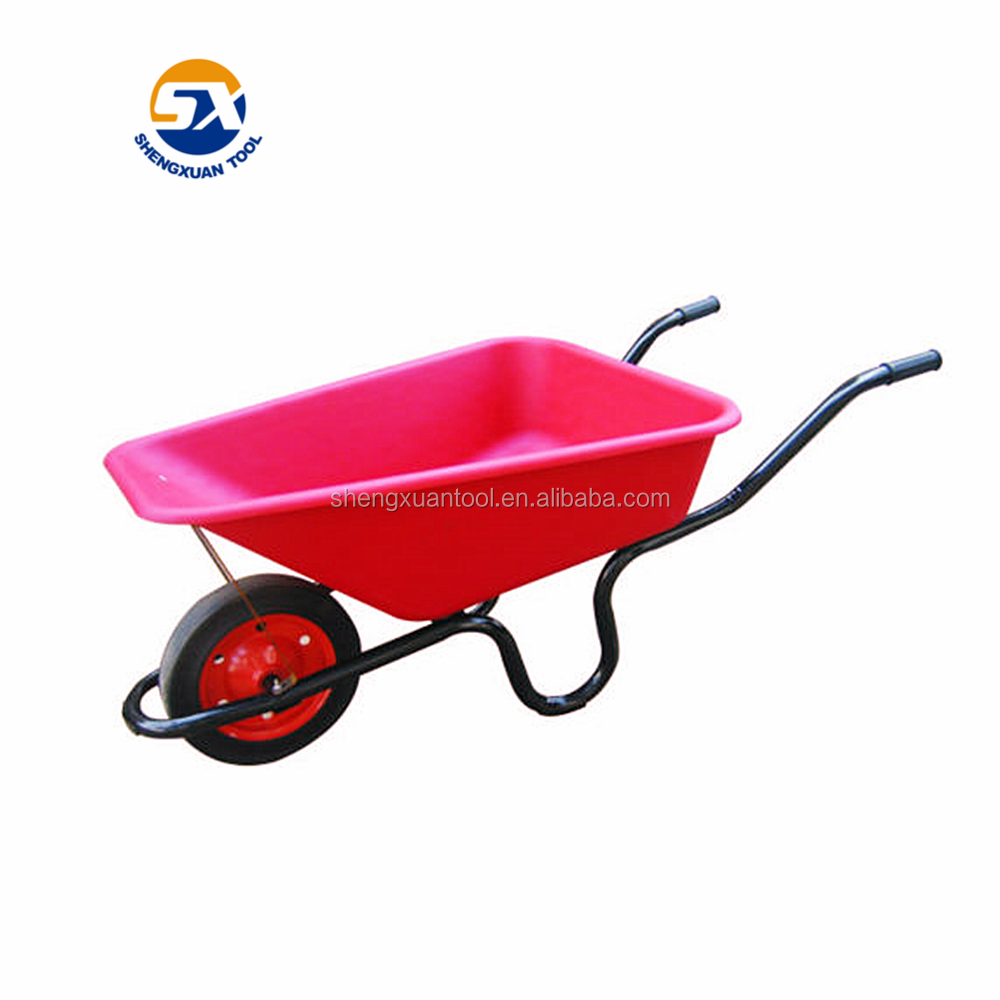 Africa top quality solid wheel steel wheelbarrow Wb3800