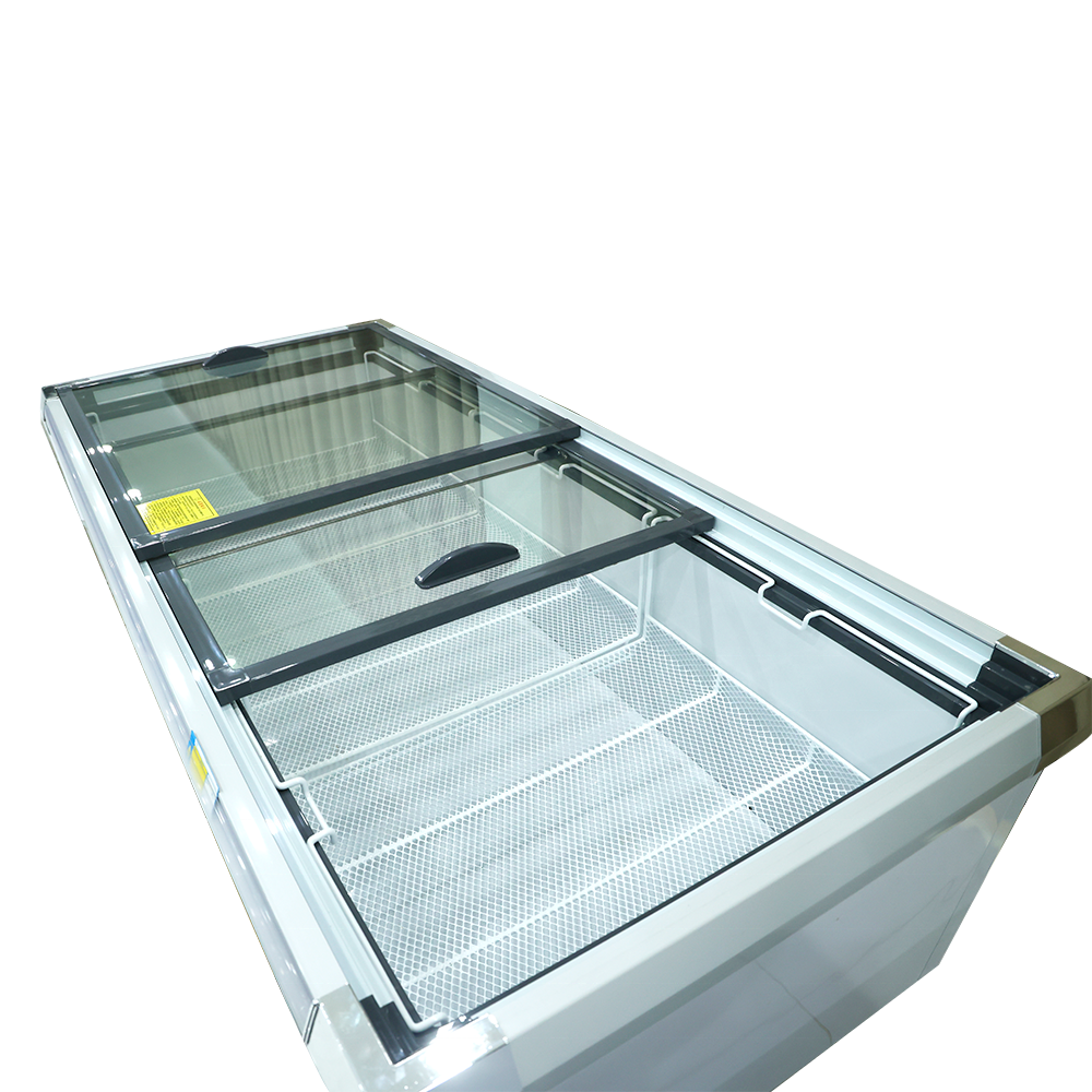 Big capacity chest freezers big capacity fish freezers Horizontal chiller Display cooler supermarket freezer