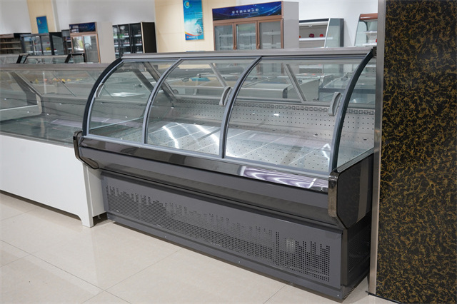 Air cooling Meat Display Cases Commercial Open Top Refrigerator/cooler Meat Service Counter Deli chiller Cooked food cooler